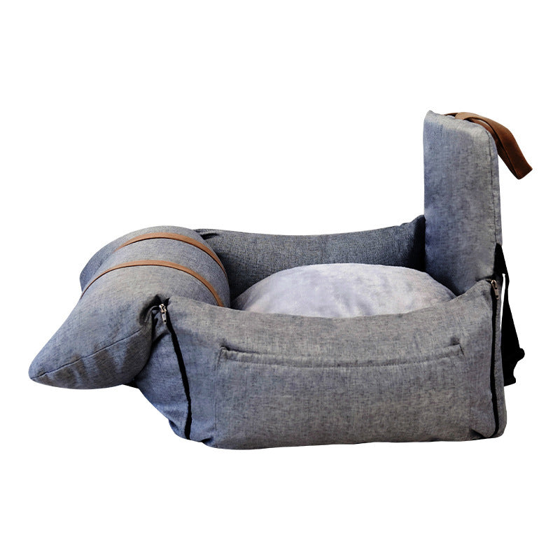 Portable Car Pet Nest | Cozy & Washable Travel Bed