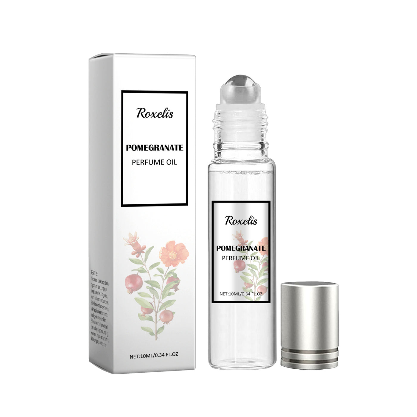 Pomegranate Perfume Oil | Fruity & Floral Long-Lasting Scent